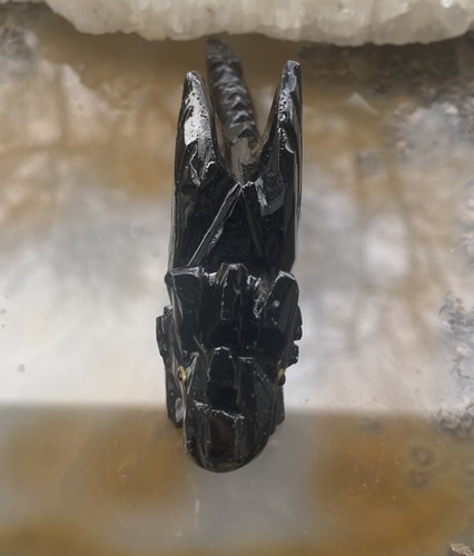 Beautiful Dragon in A Grade Black Onyx  - Picture 3 of 5