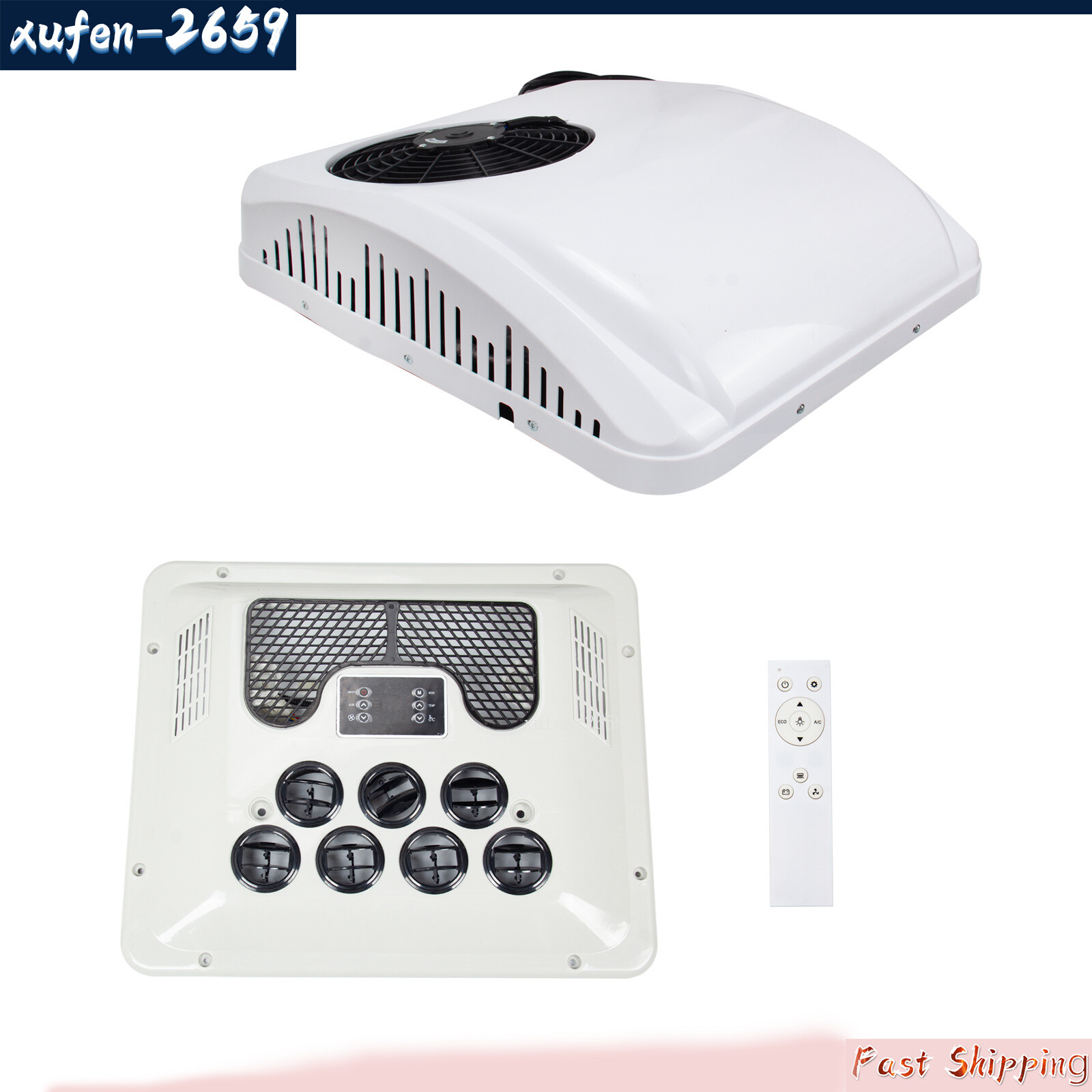 NEW 12V RV Air Conditioner Electric Rooftop Ac Unit for RV Caravan Trailer