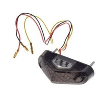 LED-taillight universal smoked lens with license plate light E-approved