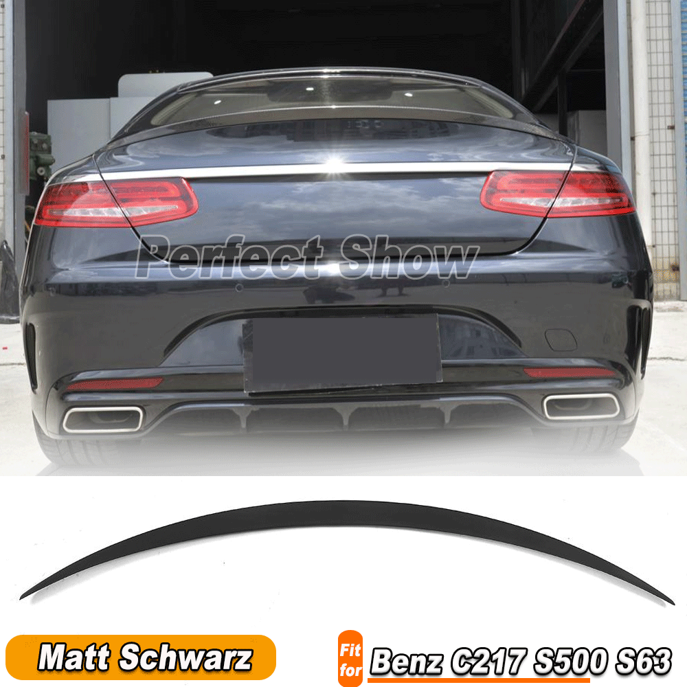 Für Mercedes C217 S500 S63 S65 AMG Coupe Carbon Heckspoiler Spoiler Flügel Lippe