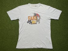 Fake London Genuis T Shirt FAKE PITBULL - Rare - Large
