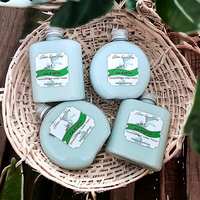 Spearmint Eucalyptus Lotion, Set of 2, Moisturizing Skin Care , Unisex