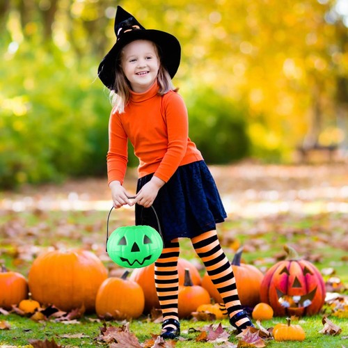 Pumpkin Trick or Treat Bucket Pumpkin Bucket Treat Bags Pumpkin Pail wonderful - Picture 2 of 3