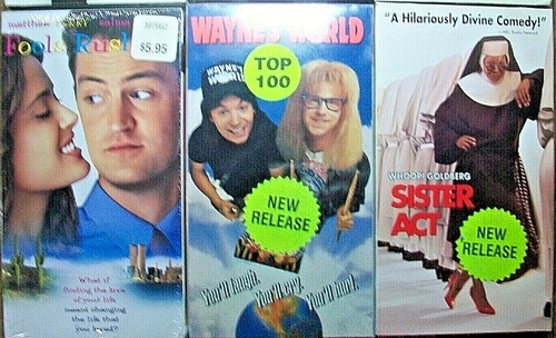 VHS Lot of 6 1990's Comedys, Wayne's World, Forrest Gump, Liar Liar, Fools Rush - Picture 3 of 3