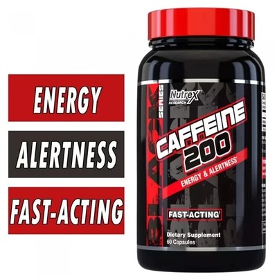 Nutrex Caffeine 200 - 60 caps EXP 06/25