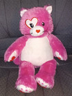 🐱 Build A Bear 🐈 Pink Heart Kitty Cat BuildaBear BAB Full Size Valentine's Day — photo 1