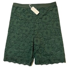 NWT AERIE Smoothez High Waisted Boyshort Pantie Sz XS-S-M-L-XL Green Lace