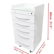 Office Side Cabinet with ABS Dividers for Optimal Storage 17.7"*15.7" Versatile