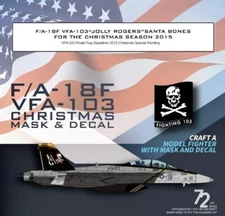 Galaxy 1/72 F/A-18F VFA-103 Jolly Rogers Santa Christmas Academy Decals/Masks