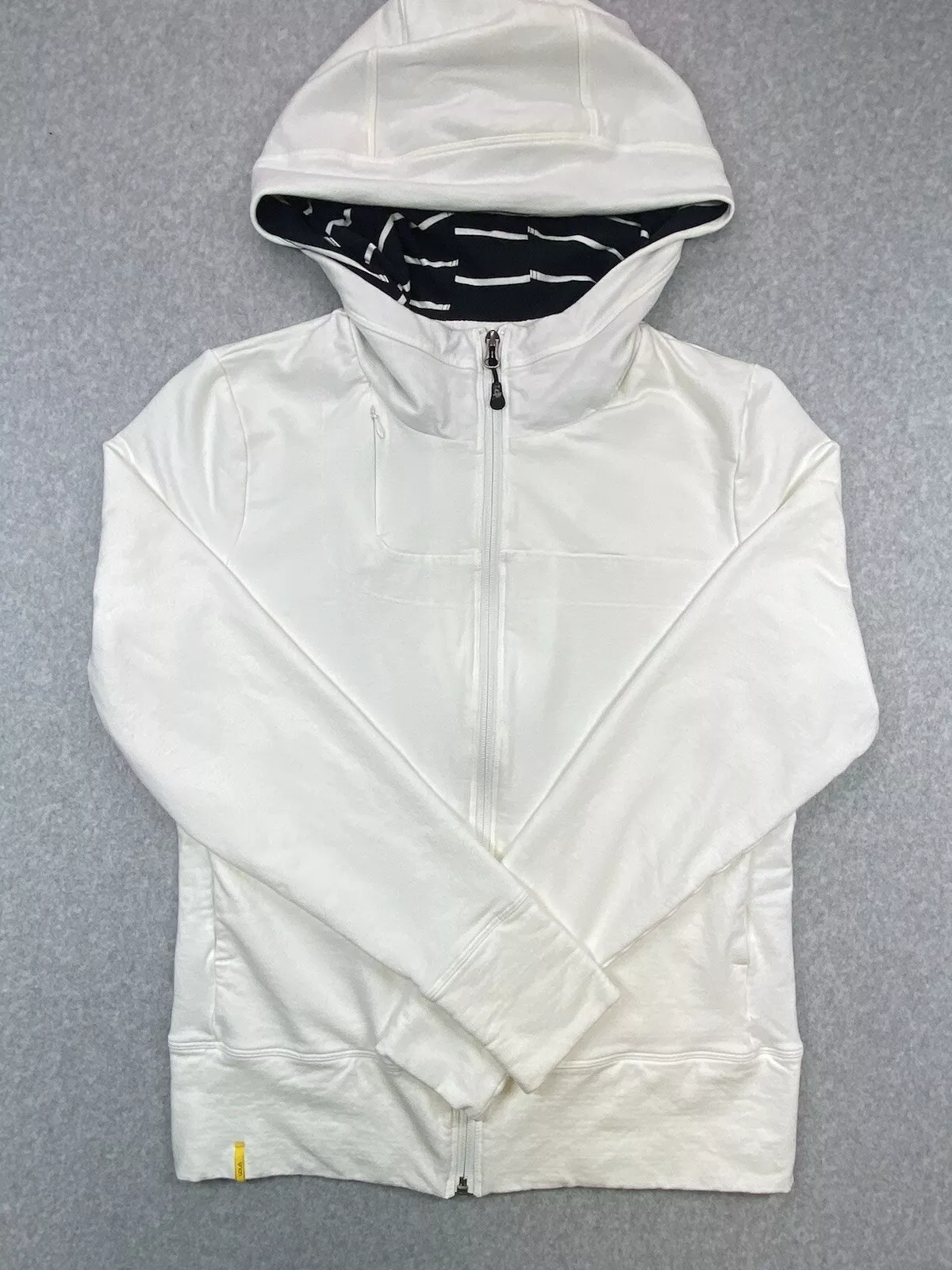 lole hoodie stretch zip athletic organic cotton jacket
