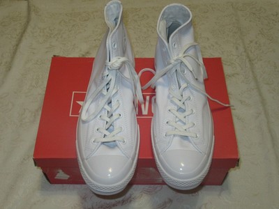 Converse 155453C CTAS 70 Hi White Leather All Star Men's US Size 12  Sneakers | eBay