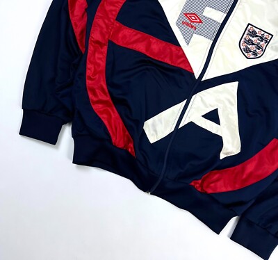 Vintage Men's ENGLAND 90-92 National Team Track Jacket Football