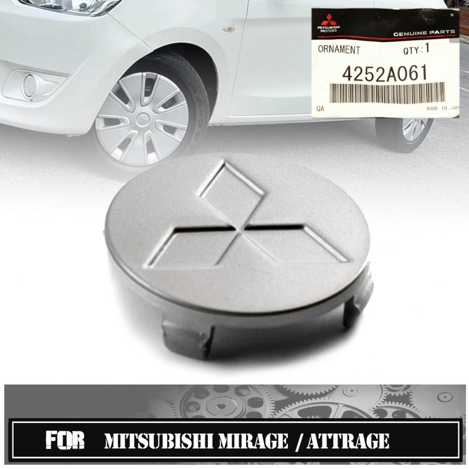 Tapacubos 1 pieza ajuste central Mitsubishi Mirage G4 Space Star 2012-2016 Foto 2 de 4