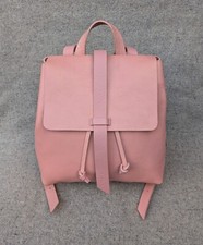 Jigsaw "Blake" small pink genuine leather backpack bag. 26x25x15cm.