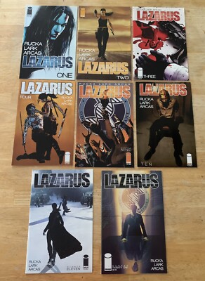 LAZARUS COMIC BOOK LOT # 1, 2, 3, 4, 9, 10, 11 , 21 2013 8 ISSUES TOTAL VF/NM