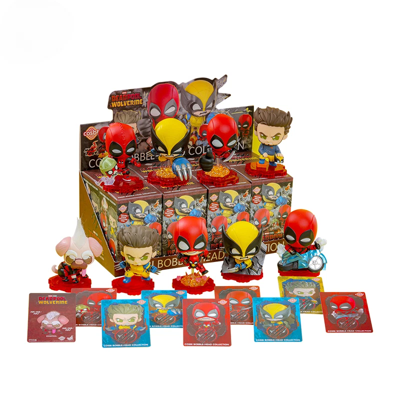 Hot Toys Lot of 8/Set Deadpool & Wolverine Cosbaby COSBI Blind Box