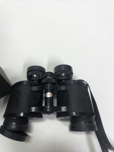 Vintage Tasco Imperial Binoculars Coated Optics 7x35mm Leather Case - Picture 2 of 14