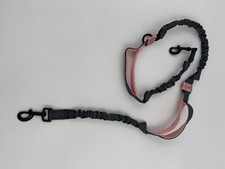 Hands Free Dog Leash Pet Dreamland 31" Large Dog Pink Grey Durable Walk Run