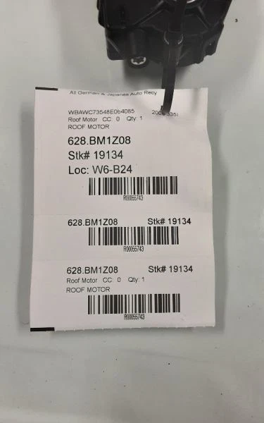 2008 BMW 335I ROOF MOTOR - Imagem 3 de 4