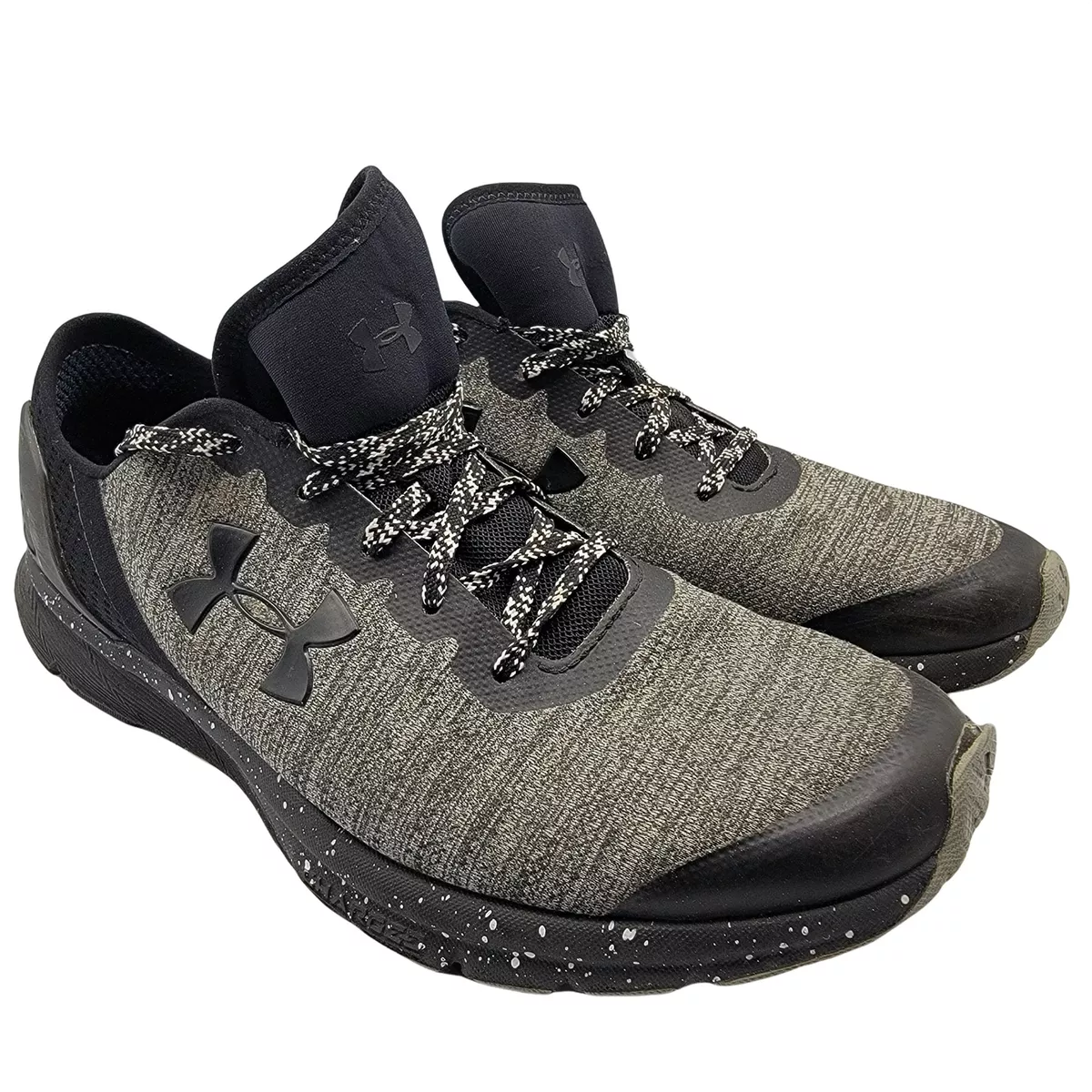Under Armour Charged Escape Mens 8 Sneakers Shoes Running Black 3020004 001