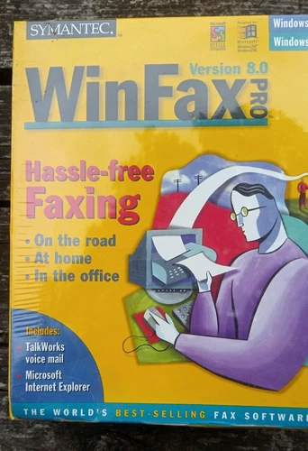 Symenttec WinFax Pro 8 Sealed Windows 95 Software