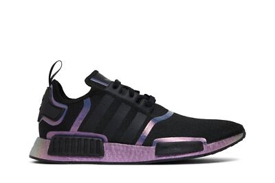 adidas Originals NMD_R1 Running Shoes Mens 10.5 Black Carbon Purple IF3502 NEW Size 10.5 - adidas NMD_R1 Black Active Purple | eBay main image 3