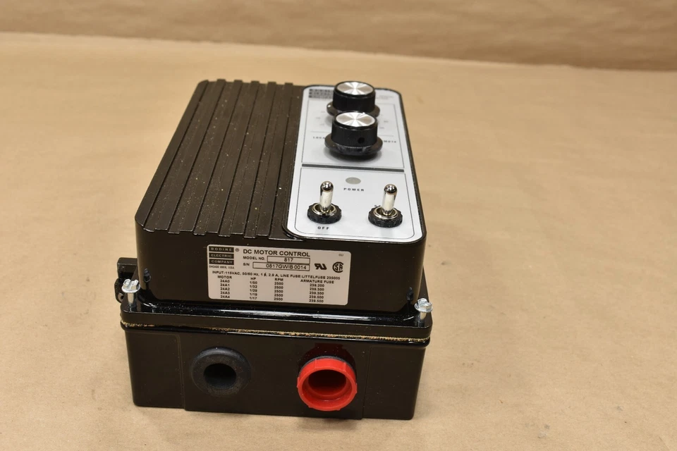 Bodine Electric 817 DC Motor Speed Control 115 VAC - Image 2 of 4