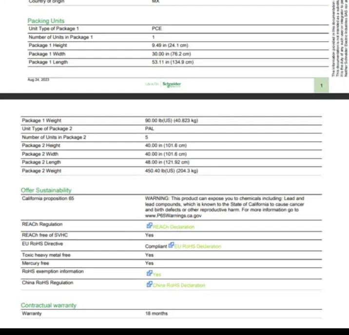 Square D MP42200 400 Amp con 2 velocidades 200A Medidor EUSERC OH/UG como WEP4212 Foto 3 de 3