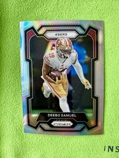 2023 Panini Prizm Football Deebo Samuel True Silver Prizm San Francisco 49ers SP