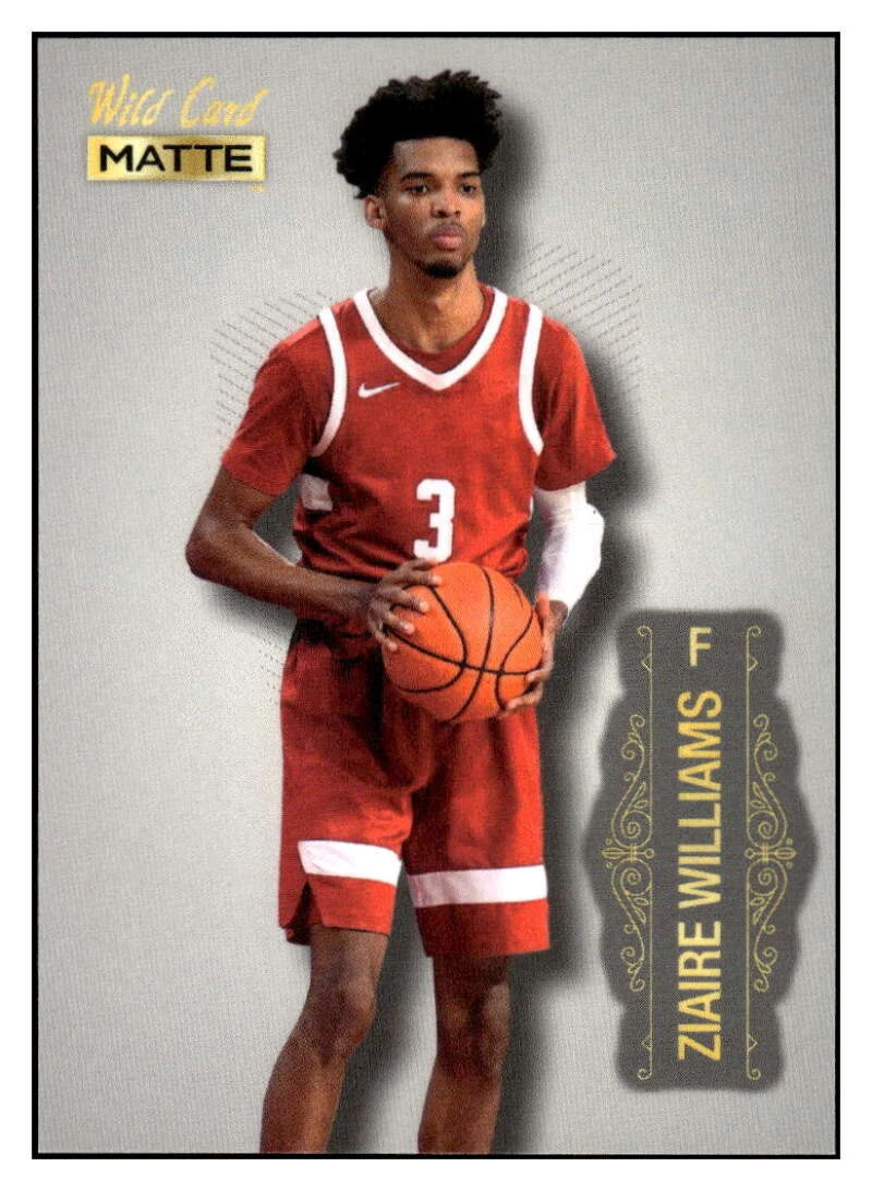 2022-23 Wild Card Matte Draft - Ziaire Williams #MB-77 for sale | eBay