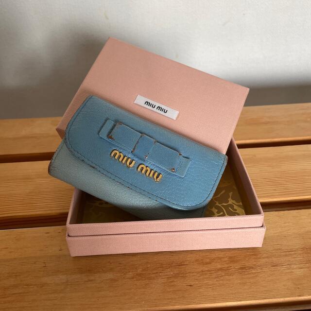 Miumiu Rows Logo Ribbon Light Blue H6.4 XW10 xD0.7 cm | eBay Miumiu Rows Logo Ribbon Light Blue H6.4 XW10 xD0.7 cm | eBay
