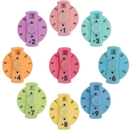 9Pcs Plastic Math Spinner Add Subtract or Multiplication Division Spinners qiGlW - Picture 12 of 22