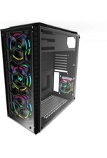Musetex Phantom Black ATX Mid Tower Desktop Computer Gaming Case