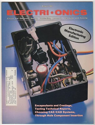 ELECTRONICS MAGAZINE ~ August 1987 ~ Vol. 33 No. 12 ~Electronic Manufacturing Ed