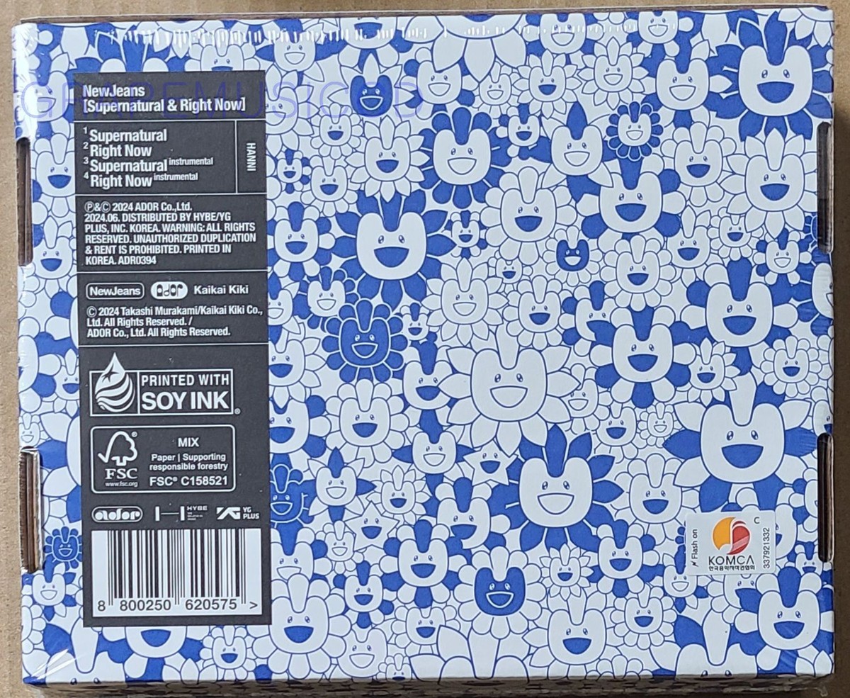 NEWJEANS Supernatural NJ X MURAKAMI Cross Bag ver. K-POP CD SEALED