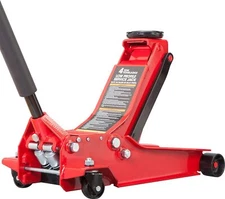 BIG RED 4 Ton Torin Low Profile Service/Floor Jack with Dual Piston,Red,AT84007R