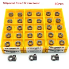 50pcs RPMT10T3MOE-JS-BP1125  Carbide Inserts Milling Turning For CNC EMR Tool
