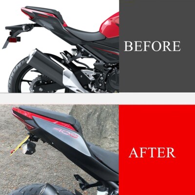 US REAR SHORT FENDER TAIL TIDY LED Turn Signal For Kawasaki Ninja