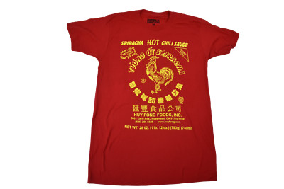 Ripple Junction Mens Sriracha Hot Chili Sauce Red Shirt New M, L, 2XL