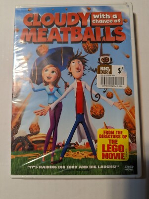 Cloudy With a Chance of Meatballs (DVD, 2009) Brand New / SEALED