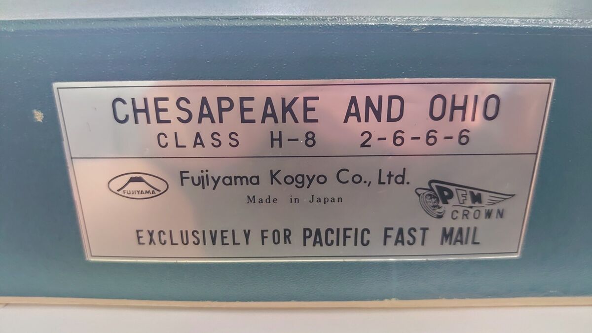 Fujiyama PFM Brass C&O Class H-8 2-6-6-6 Steam Locomotive Fujiyama PFM Brass C&O Class H-8 2-6-6-6 Steam Locomotive