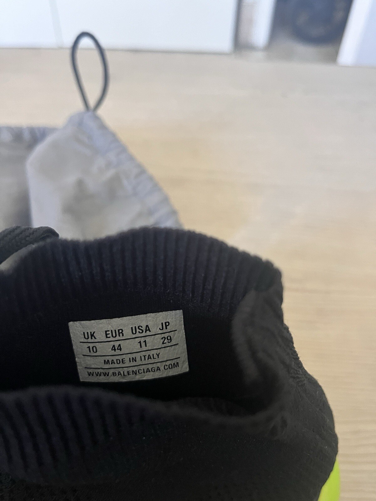 SAOLA Balenciaga Scarpe da Ginnastica Suola Trasparente Speed Sock Sneakers Taglia 44