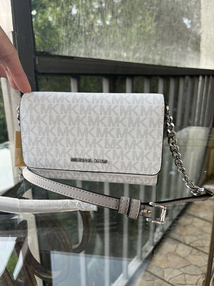 MICHAEL KORS JET SET TRAVEL MEDIUM PHONE CASE CROSSBODY WALLET 