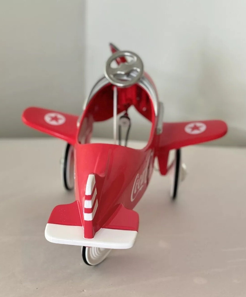 【新品】コカコーラ l Pedal Plane 飛行機 1995 Coca-Cola Die Cast Model Pedal Plane 1:3 Scale - New W