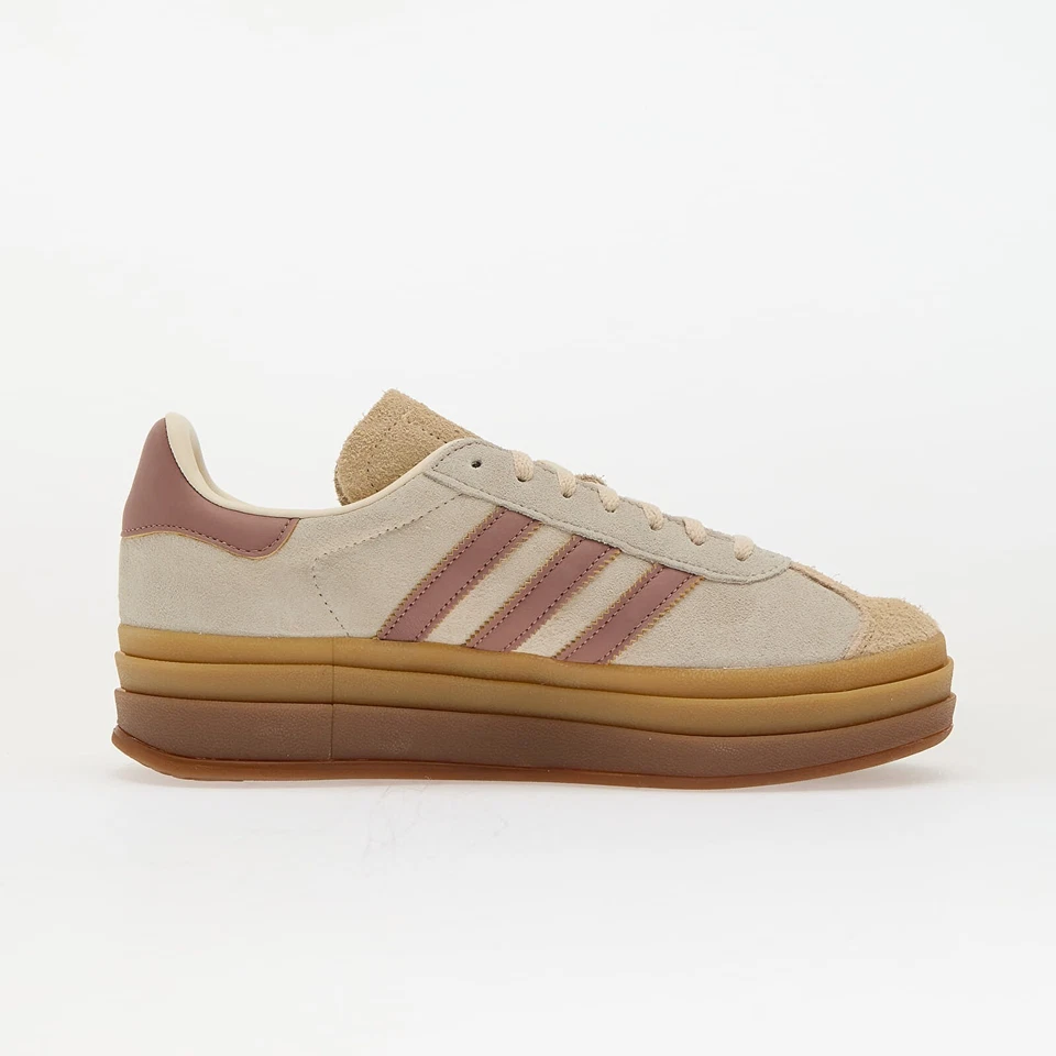 W Adidas Originales Gazelle Negrita Crema Blanco Cálido Arcilla JS3893 Zapatos Tenis Foto 4 de 4