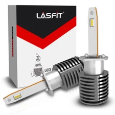 Lasfit LED Fog Light Bulb H1 Fanless Cool White 6000K for Acura RL 1996-2004