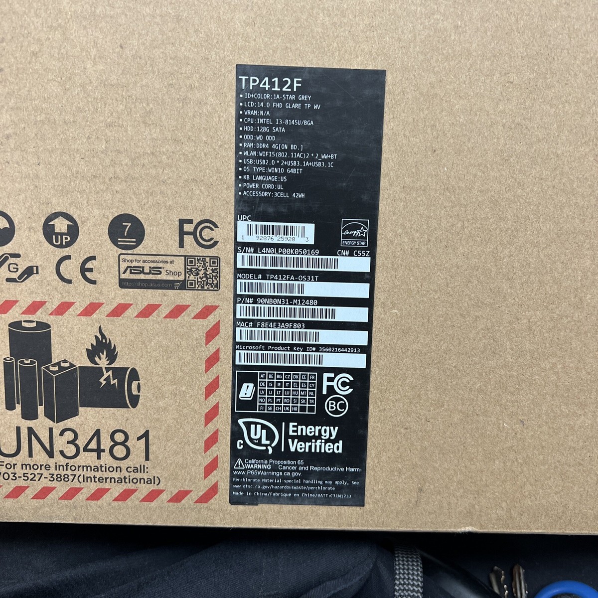 ASUS VivoBook 第8世代CPU メモリ20GB SSD512GB ASUS VivoBook 第8世代CPU メモリ20GB SSD512GB