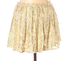 Abercrombie and Fitch New York Gold and Ivory New Metallic Skirt