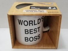 The Office World's Best Boss Coffee Cup Mug Dunder Mifflin 20oz Michael Scott