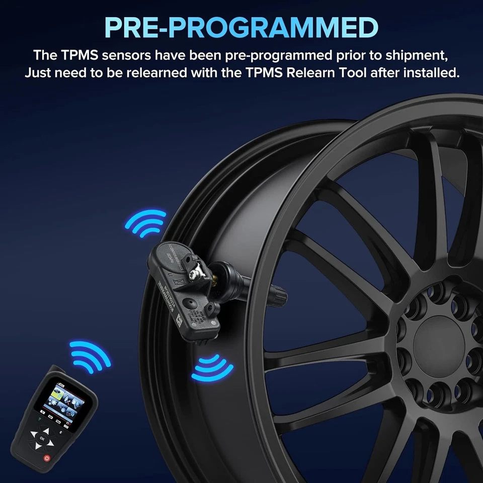 4pcs TPMS Tire Pressure Monitor Sensors TPMS for Subaru Impreza Legacy WRX STi Foto 3 de 4